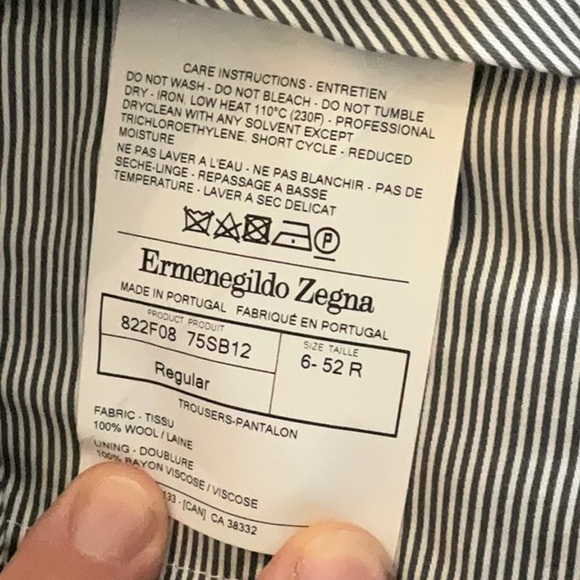 Men’s dress trousers , Maroon colour 100% wool. - Picture 5 of 9